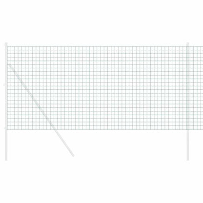 vidaXL Euro Fence 1 x 25 m PVC-coated iron Green 3