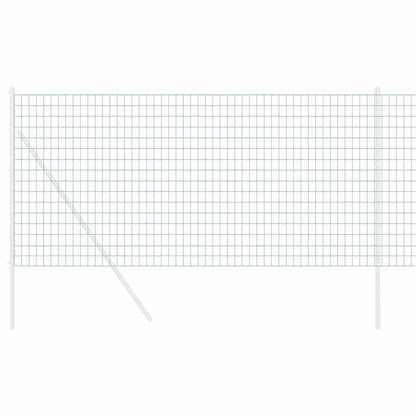 vidaXL Euro Fence 1 x 25m PVC-coated iron Green 3