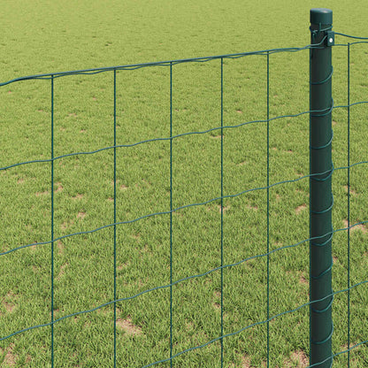 vidaXL Euro Fence 1.2 x 25 m PVC-coated iron Green 4
