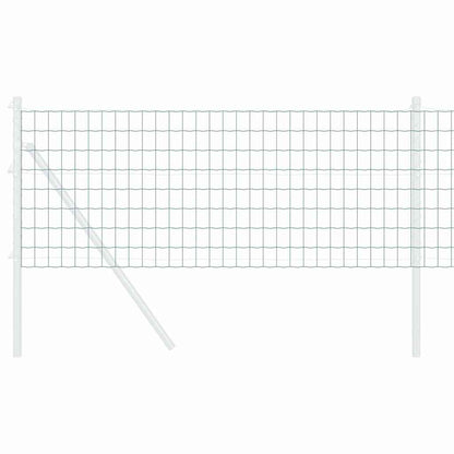 vidaXL Euro Fence 0.4 x 50 m PVC-coated iron Green 3