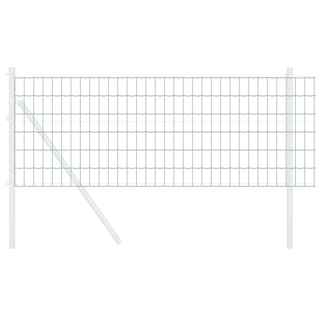 vidaXL Euro Fence 0.4 x 50 m PVC-coated iron Green 3