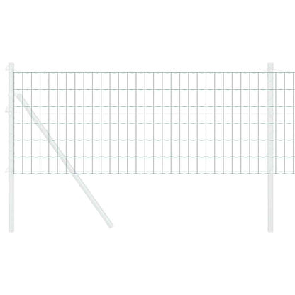 vidaXL Euro Fence 0.4 x 50 m PVC-coated iron Green 3