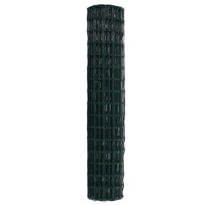 vidaXL Euro Fence 1.6 x 10 m PVC-coated iron Green 6