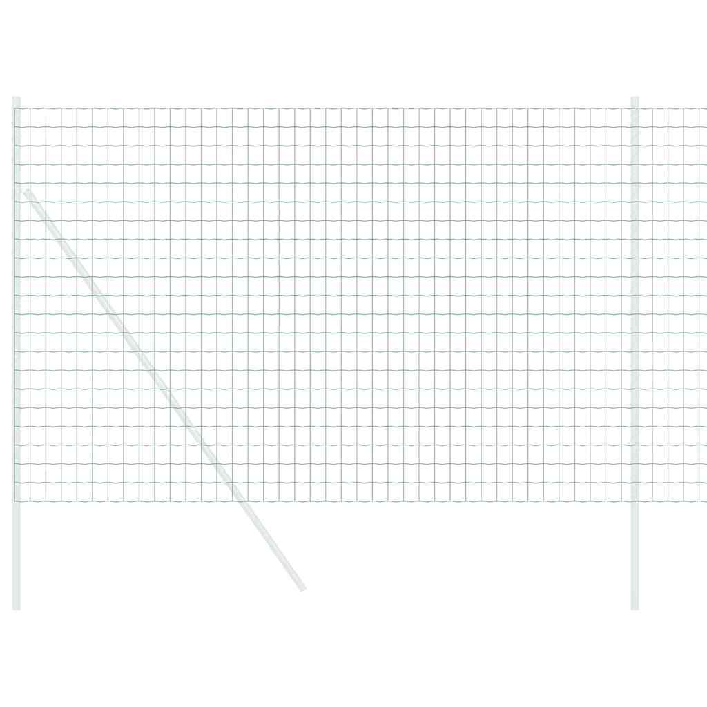 vidaXL Euro Fence 1.6 x 10 m PVC-coated iron Green 3