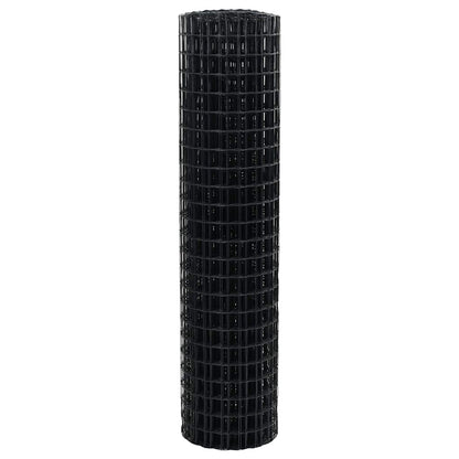 vidaXL Euro Fence 1.4 x 10 m PVC-coated iron Grey 6
