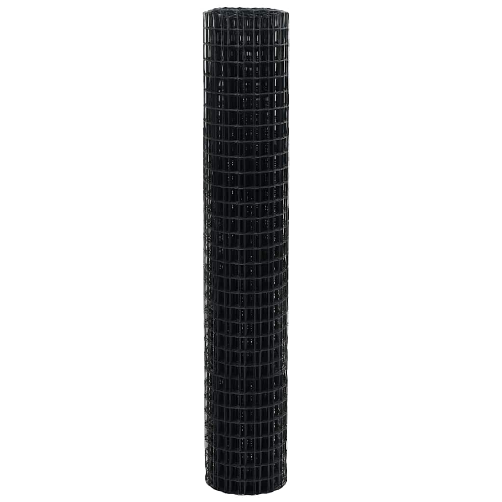 vidaXL Euro Fence 1.5 x 10 m PVC-coated iron Grey 6