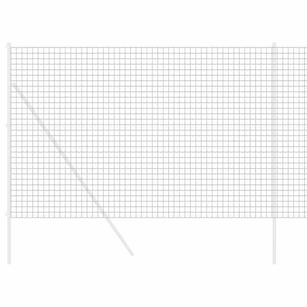 vidaXL Euro Fence 1.5 x 10 m PVC-coated iron Grey 3