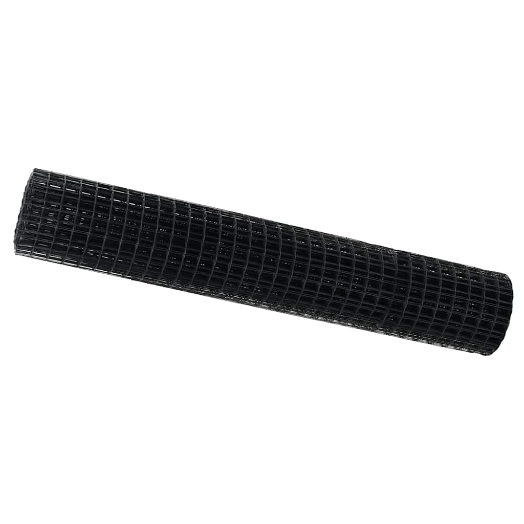 vidaXL Euro Fence 1.6 x 10 m PVC-coated iron Grey 2