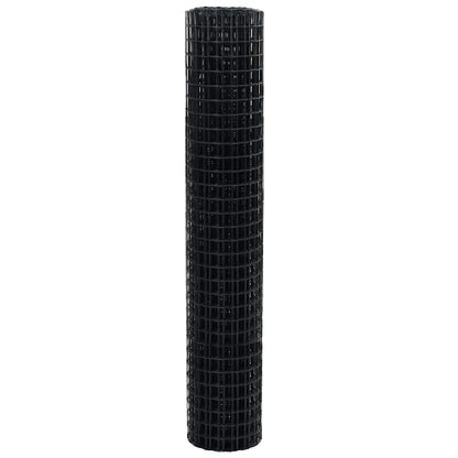 vidaXL Euro Fence 1.6 x 10 m PVC-coated iron Grey 6