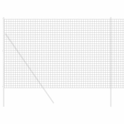 vidaXL Euro Fence 1.6 x 10 m PVC-coated iron Grey 3