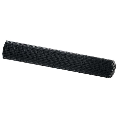 vidaXL Euro Fence 1.5 x 10 m PVC-coated iron Grey 2