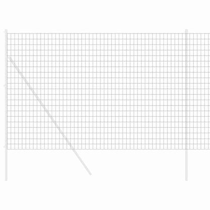 vidaXL Euro Fence 1.5 x 10 m PVC-coated iron Grey 3