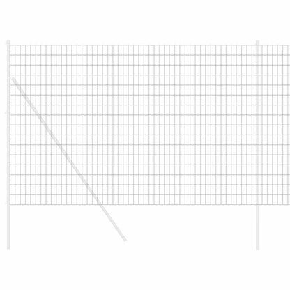 vidaXL Euro Fence 1.6 x 10 m PVC-coated iron Grey 3