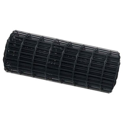vidaXL Euro Fence 0.8 x 25 m PVC-coated iron Grey 2