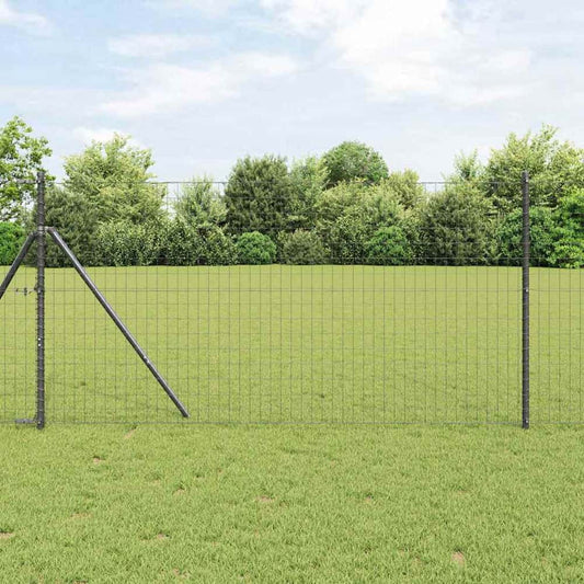 Euro Fence PVC-coated Grey Mesh size
