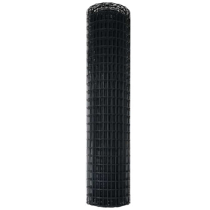 vidaXL Euro Fence 1 x 25 m PVC-coated iron Grey 6