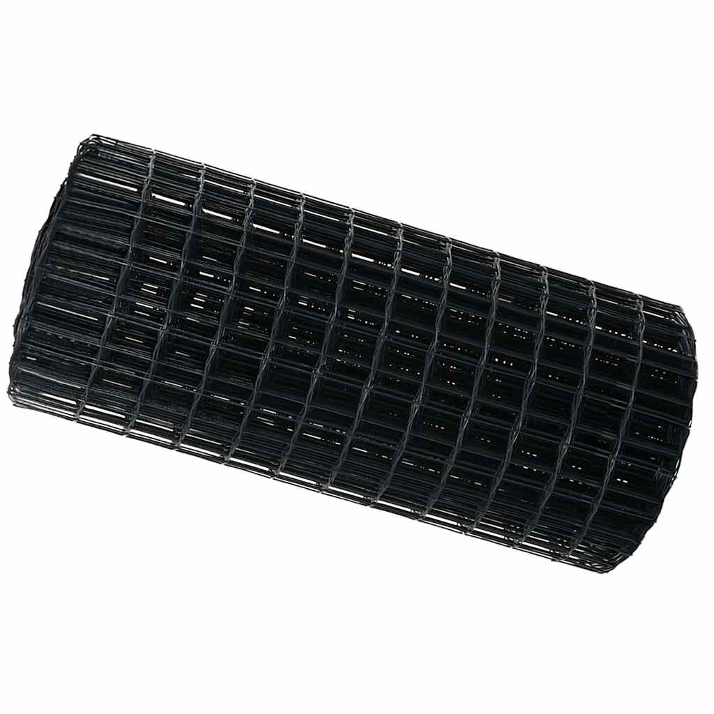 vidaXL Euro Fence 0.4 x 50 m PVC-coated iron Grey 2