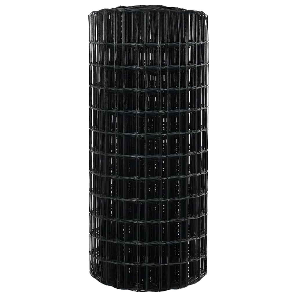 vidaXL Euro Fence 0.4 x 50 m PVC-coated iron Grey 6