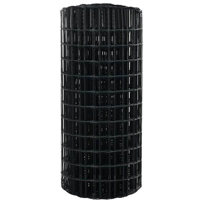 vidaXL Euro Fence 0.4 x 50 m PVC-coated iron Grey 6