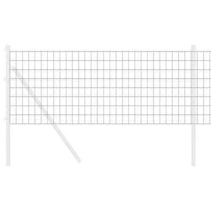 vidaXL Euro Fence 0.4 x 50 m PVC-coated iron Grey 3
