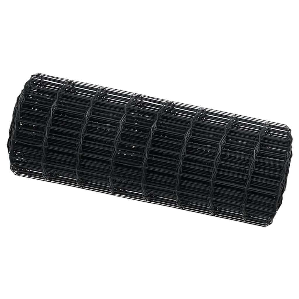 vidaXL Euro Fence 0.6 x 50 m PVC-coated iron Grey 5