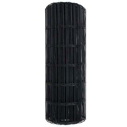 vidaXL Euro Fence 0.6 x 50 m PVC-coated iron Grey 6