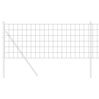 vidaXL Euro Fence 0.6 x 50 m PVC-coated iron Grey 3