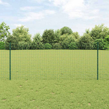 Euro Fence Post PVC-Coated Steel Mesh Green