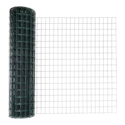 Euro Fence Post PVC-Coated Steel Mesh Green mesh)–10