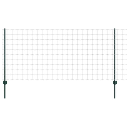 Euro Fence with Post 25 x 1.2 m PVC-Coated Steel Mesh Green 25 x 1 m – 50 x 0.6 m 25 x 1 m fence (10 x 10 cm mesh)