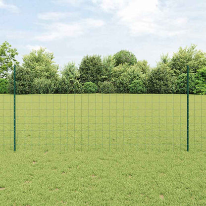 Euro Fence with Post 25 x 1.2 m PVC-Coated Steel Mesh Green 25 x 1 m – 50 x 0.6 m 25 x 1.2 m fence (10 x 10 cm mesh)