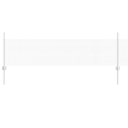 vidaXL Welded Wire Fence with Posts 25 x 0.5 m Galvanised Steel Silver 2