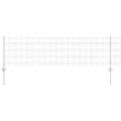 vidaXL Welded Wire Fence with Posts 25 x 0.6 m Galvanised Steel Silver 2