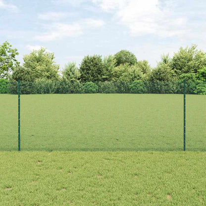 Welded Wire Fence Posts Galvanised Steel Green mesh