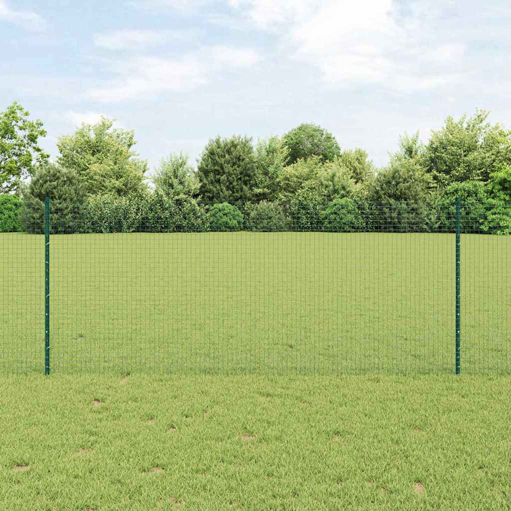 Welded Wire Fence Posts Galvanised Steel Green mesh