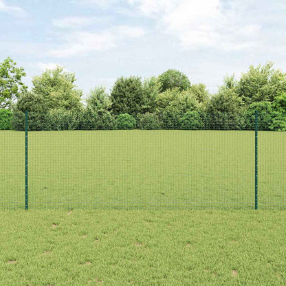 Welded Wire Fence Posts Galvanised Steel Green mesh