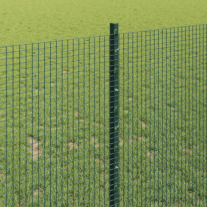 Welded Wire Fence with Posts 25 x 1 m Galvanised Steel Green 25 x 0.8 m – 50 x 0.5 m 25 x 1 m fence (1.2 x 1.2 cm mesh)