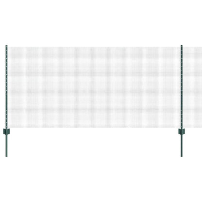 Welded Wire Fence with Posts 25 x 1 m Galvanised Steel Green 25 x 0.8 m – 50 x 0.5 m 25 x 1 m fence (1.2 x 1.2 cm mesh)