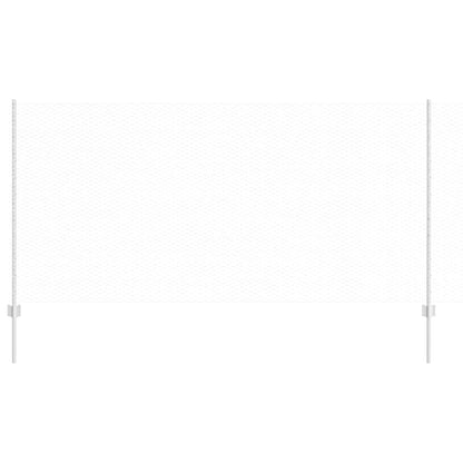 vidaXL Hexagonal Fence with Post 10 x 1.2 m Galvanised Steel Silver 2