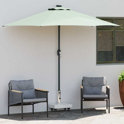vidaXL Parasol Base 25 kg Gery Granite Rectangular 1