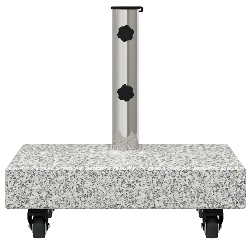 vidaXL Parasol Base 25 kg Gery Granite Rectangular 5