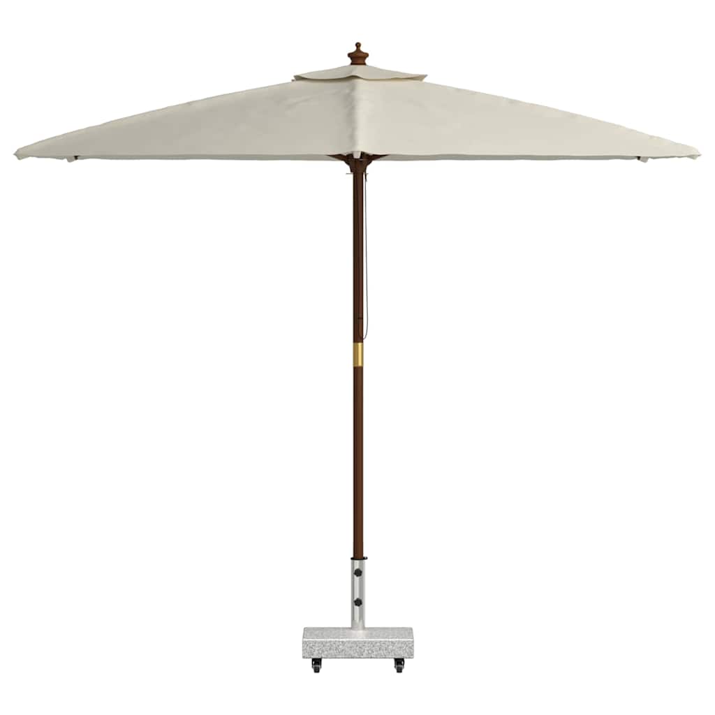 vidaXL Parasol Base 25 kg Gery Granite Rectangular 3