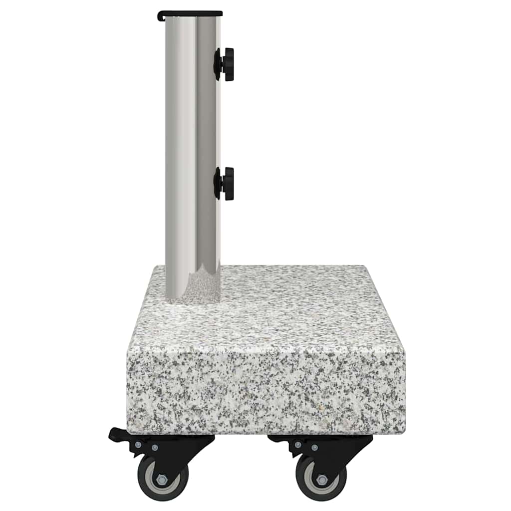 vidaXL Parasol Base 25 kg Gery Granite Rectangular 6