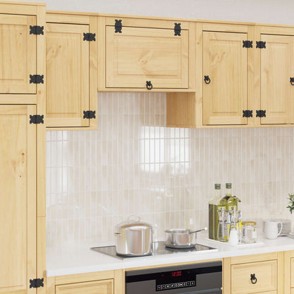 vidaXL Cabinet SKI Honey Brown 60 x 32 x 40 cm Solid Pine Wood 1