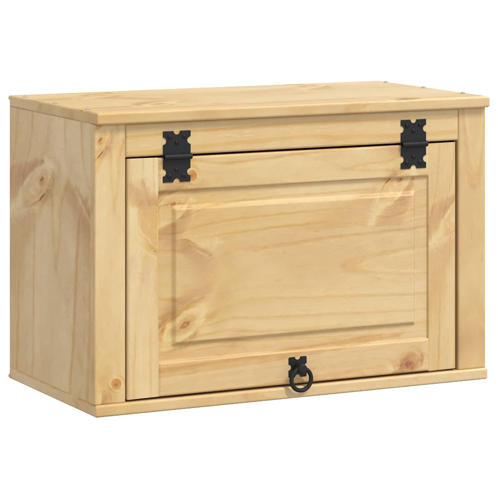 vidaXL Cabinet SKI Honey Brown 60 x 32 x 40 cm Solid Pine Wood 2