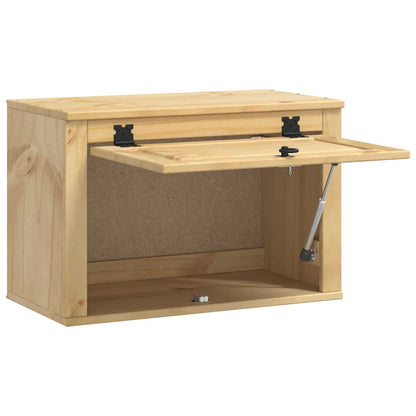 vidaXL Cabinet SKI Honey Brown 60 x 32 x 40 cm Solid Pine Wood 5