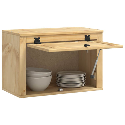 vidaXL Cabinet SKI Honey Brown 60 x 32 x 40 cm Solid Pine Wood 3