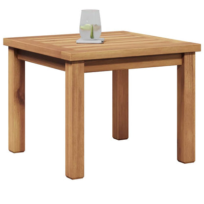 vidaXL Coffee Table Brown 45 x 45 x 36 cm Solid Teak Wood 3