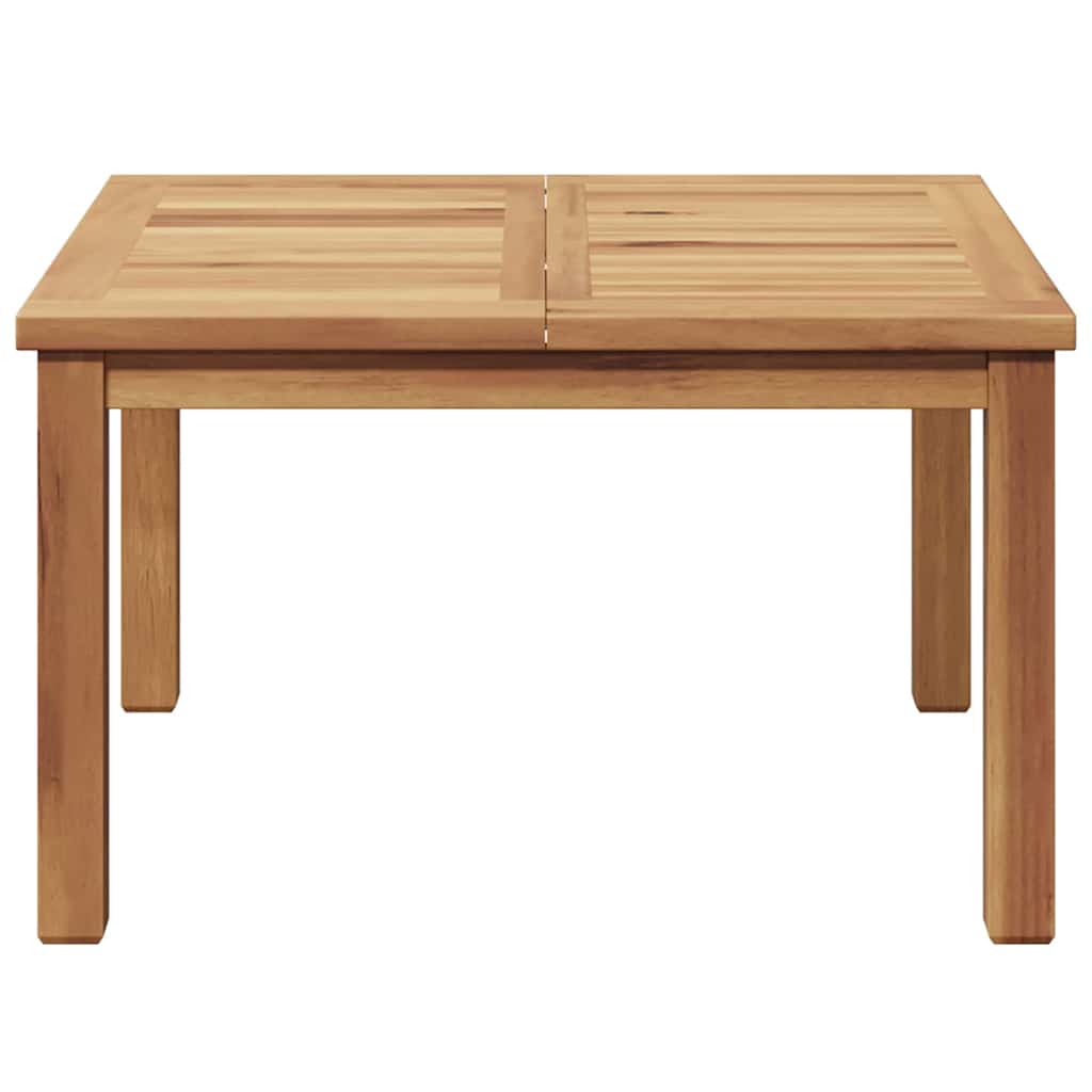 vidaXL Coffee Table Brown 60 x 60 x 36 cm Solid Teak Wood 5