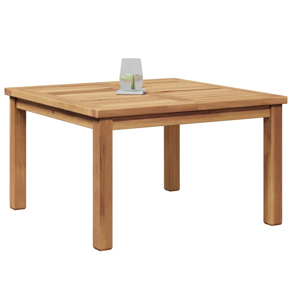 vidaXL Coffee Table Brown 60 x 60 x 36 cm Solid Teak Wood 3